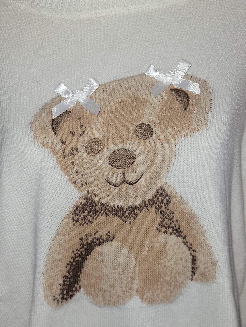 Sincerely Jules Teddy Bear Sweater - Picture 2 of 6